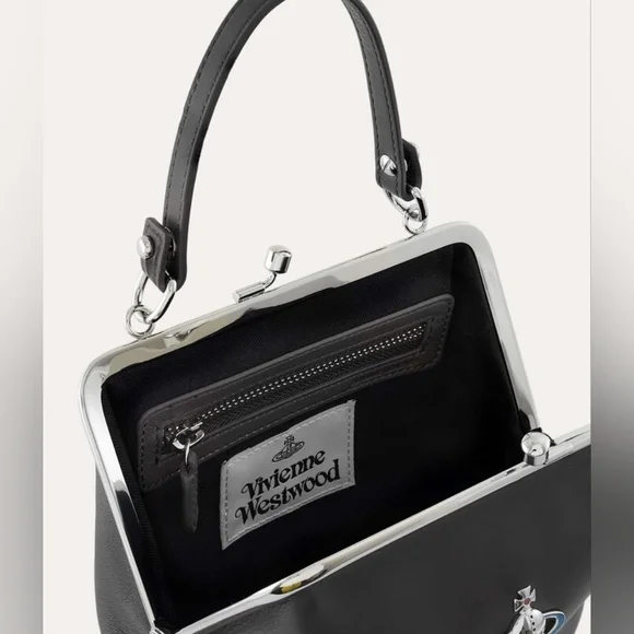 Vivienne Westwood Leather Granny Frame Bag NWT - Picture 4 of 5